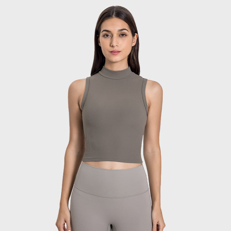 Débardeur sport femme sans manches - coloris gris