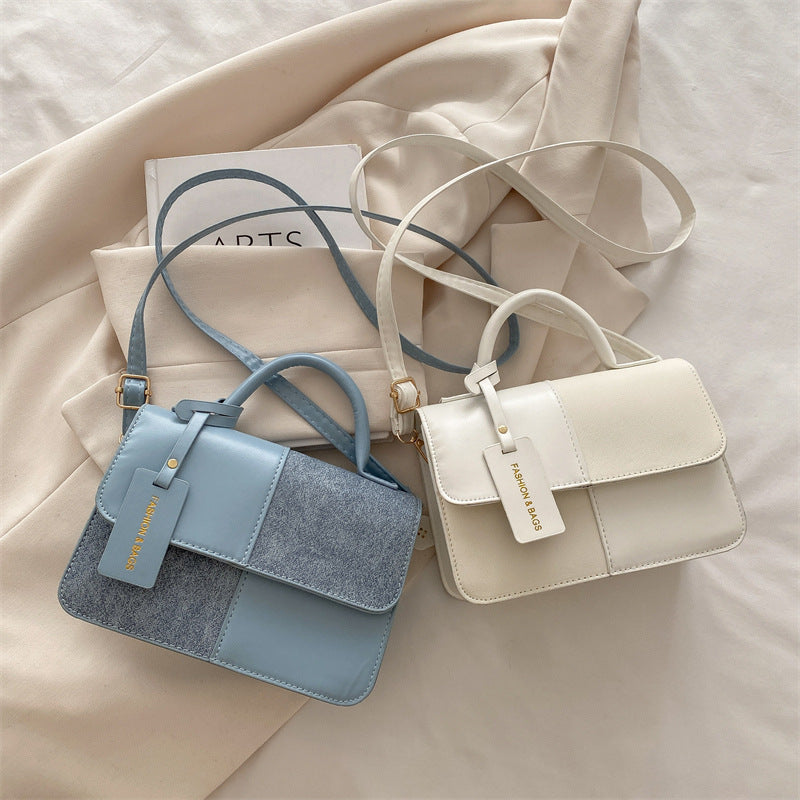 Tote bag femme patchwork texturé - vue 1