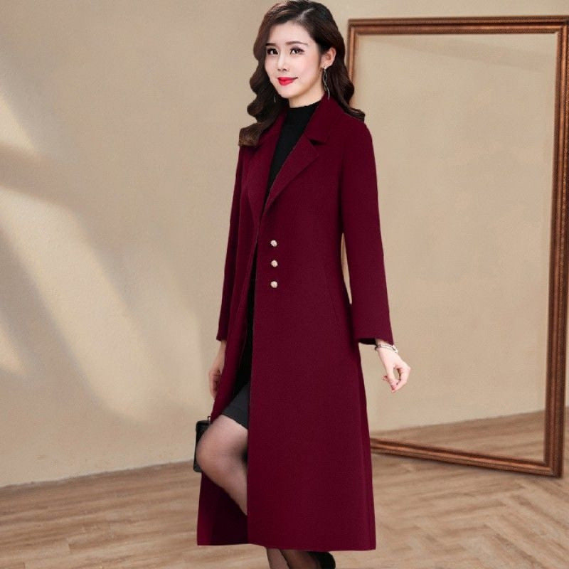 Manteau trench femme en laine style western - vue 4