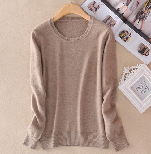 Pull femme col rond en maille douce - vue 9