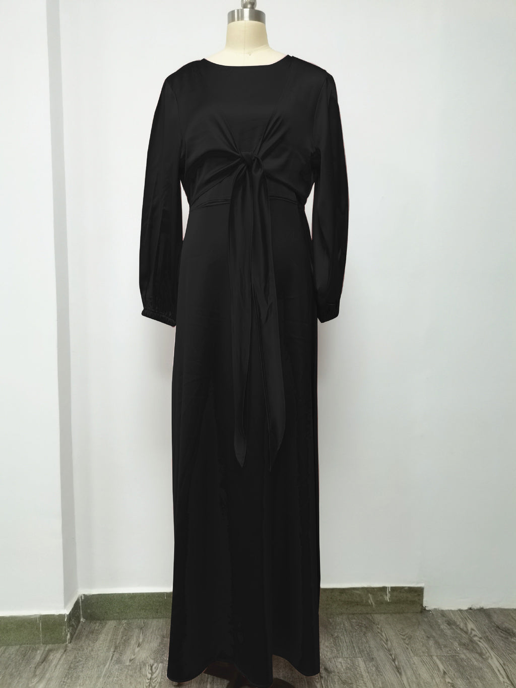 Robe kaftan satin femme - vue 2