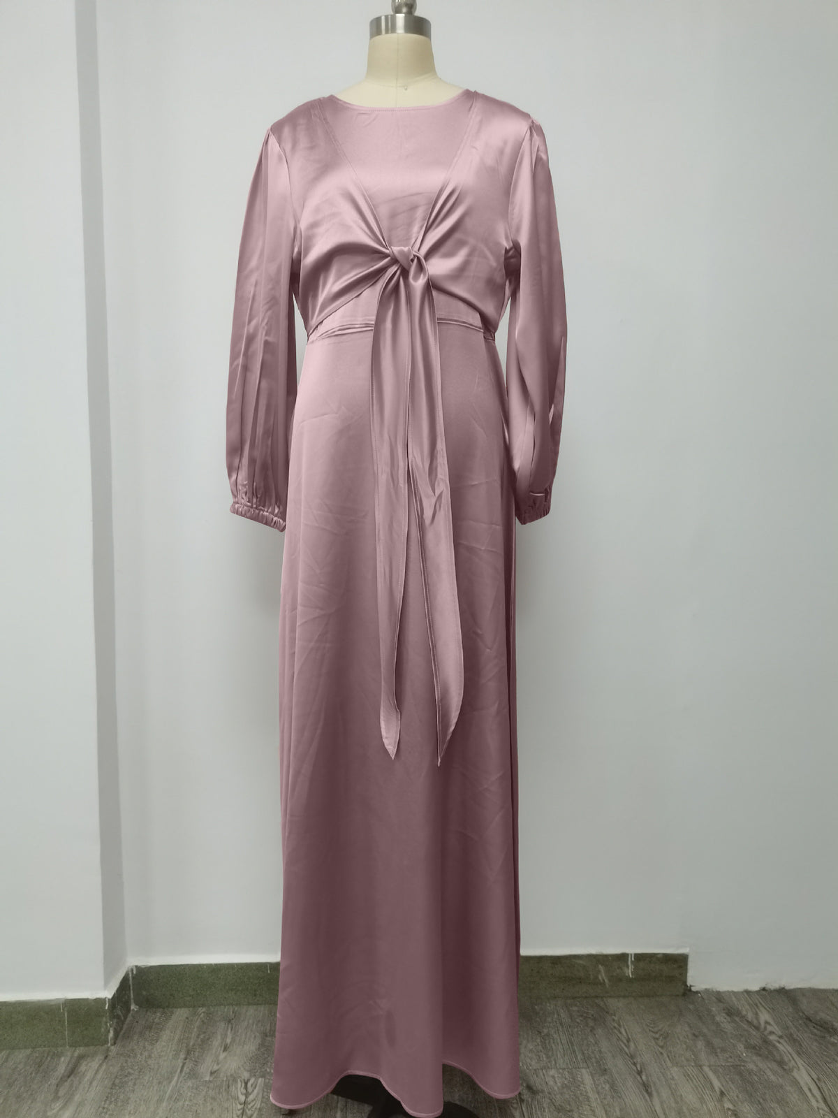 Robe kaftan satin femme - vue 5