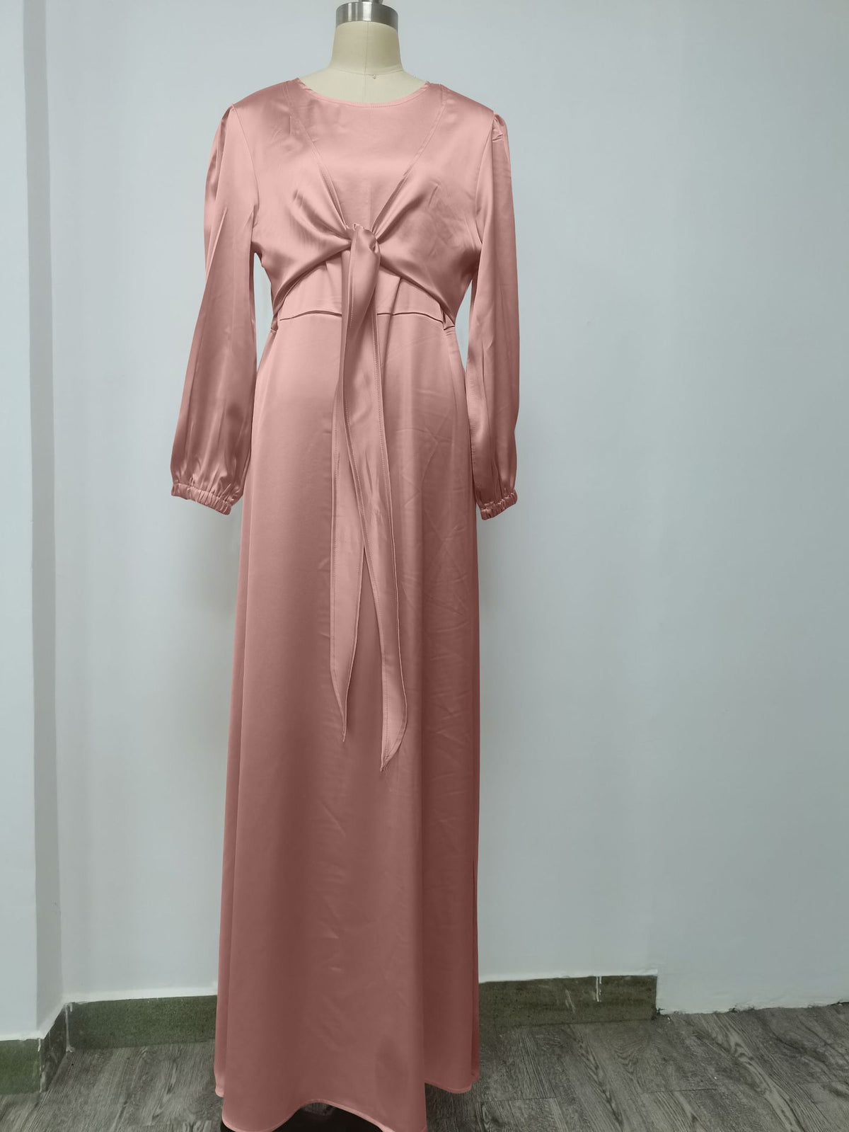 Robe kaftan satin femme - vue 9