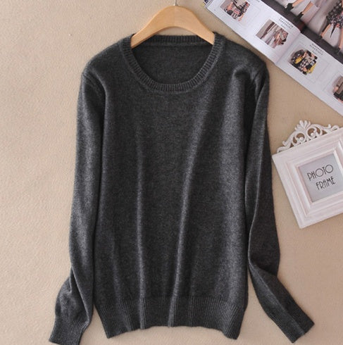 Pull femme col rond en maille douce - vue 8