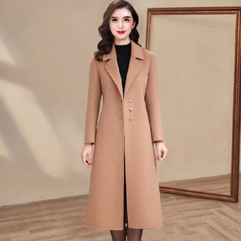 Manteau trench femme en laine style western