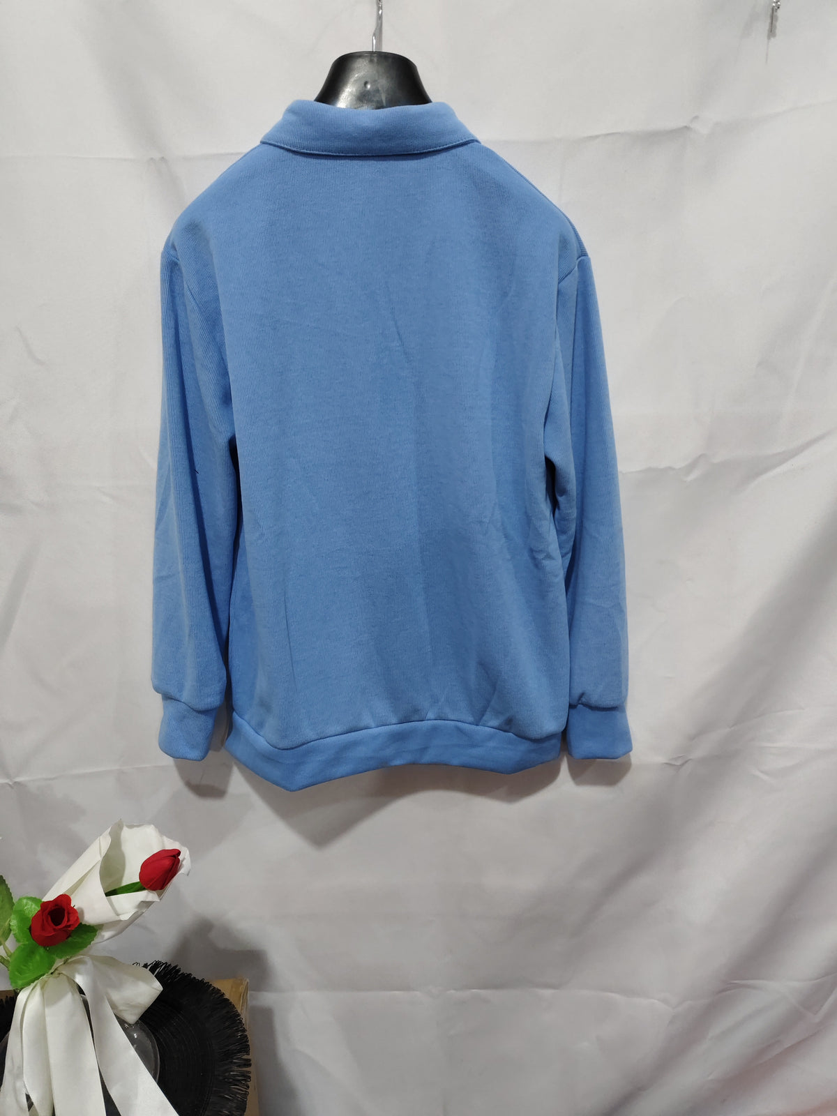 Pull femme col chemisier boutonné en maille - vue 6