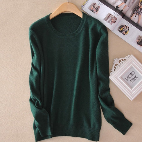 Pull femme col rond en maille douce - vue 7