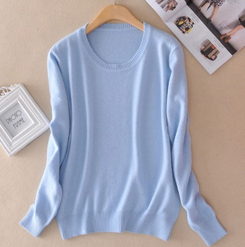 Pull femme col rond en maille douce - vue 4