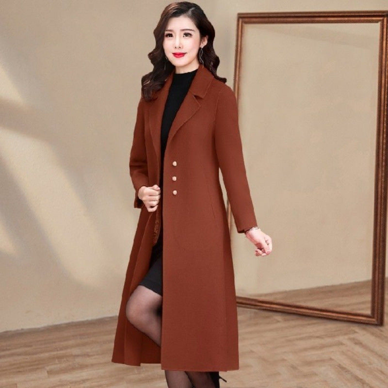 Manteau trench femme en laine style western - vue 5
