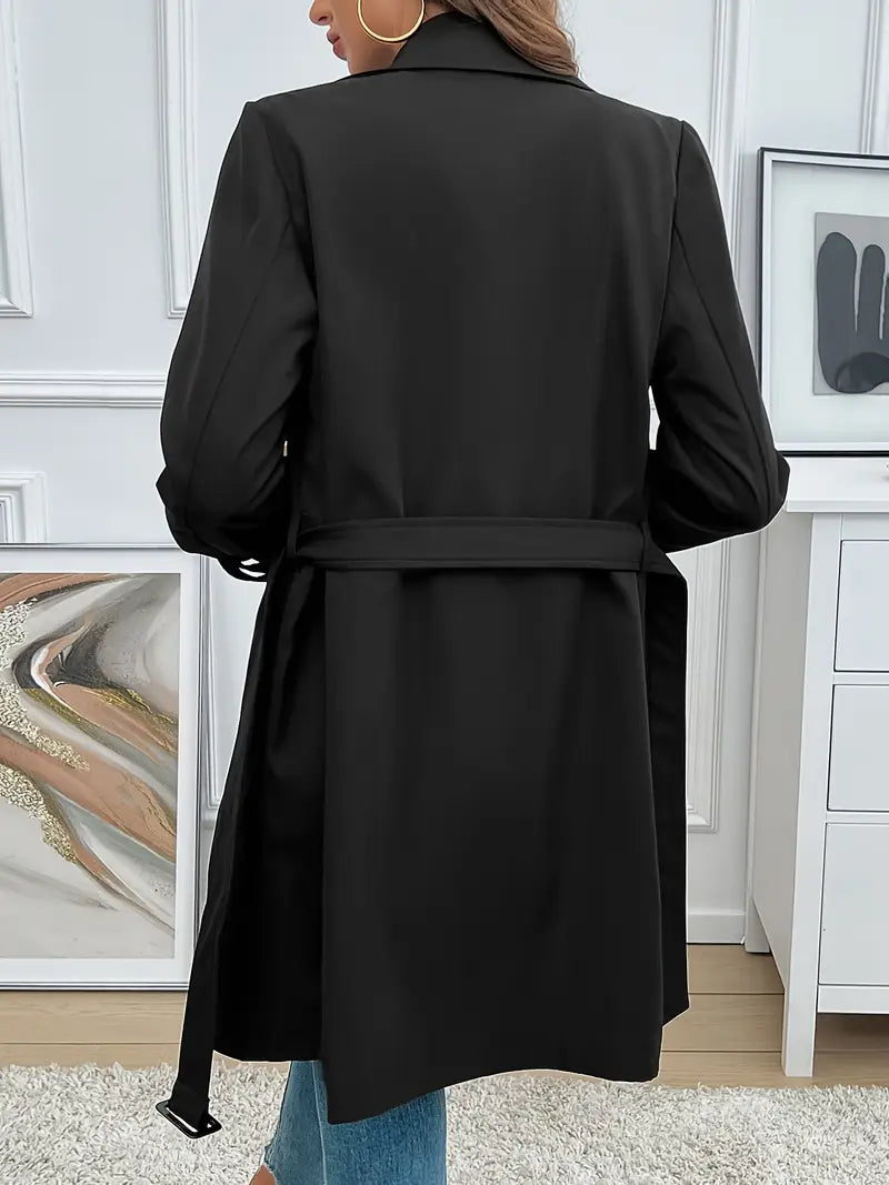 Trench coat femme élégant ceinturé - vue 5