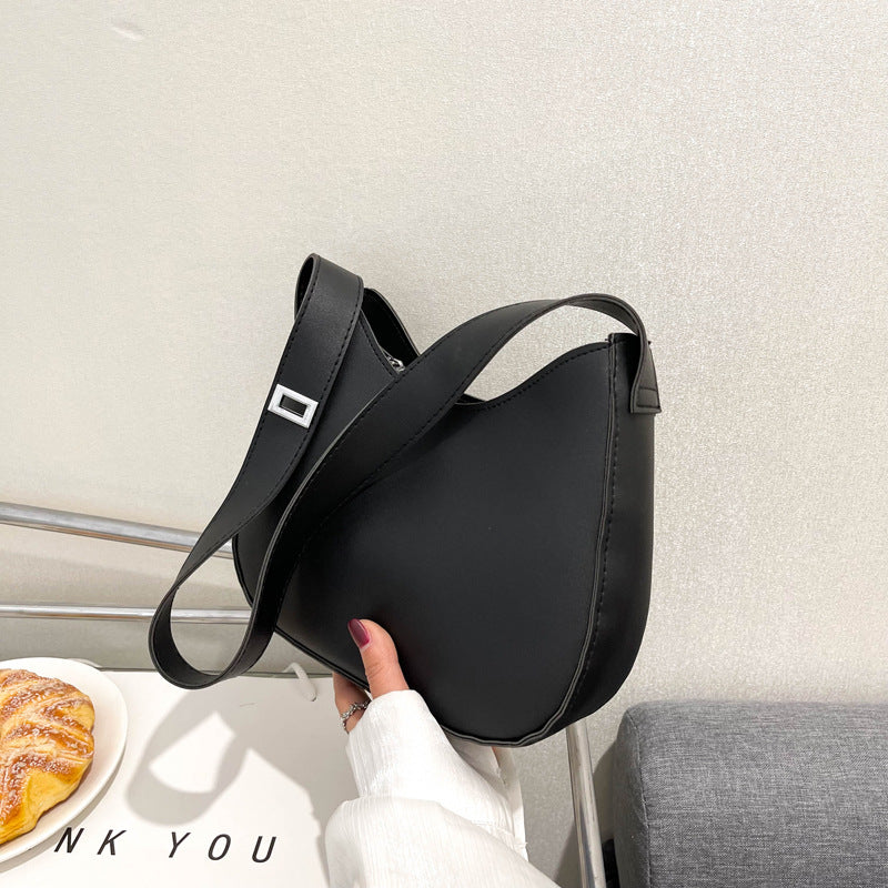 Sac bandoulière femme vintage - coloris noir