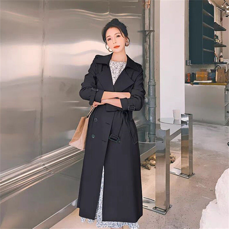 Trench coat femme style britannique coupe ajustée - vue 10