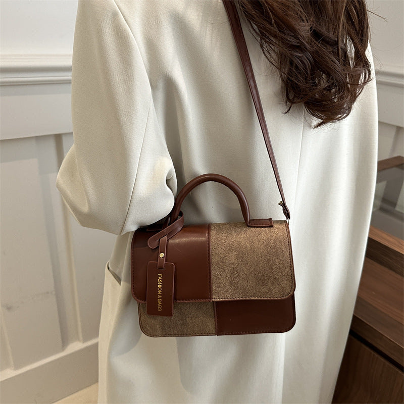 Tote bag femme patchwork texturé - vue 6