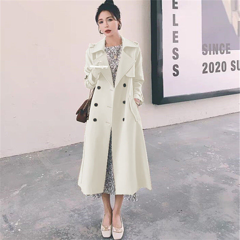 Trench coat femme style britannique coupe ajustée - vue 7