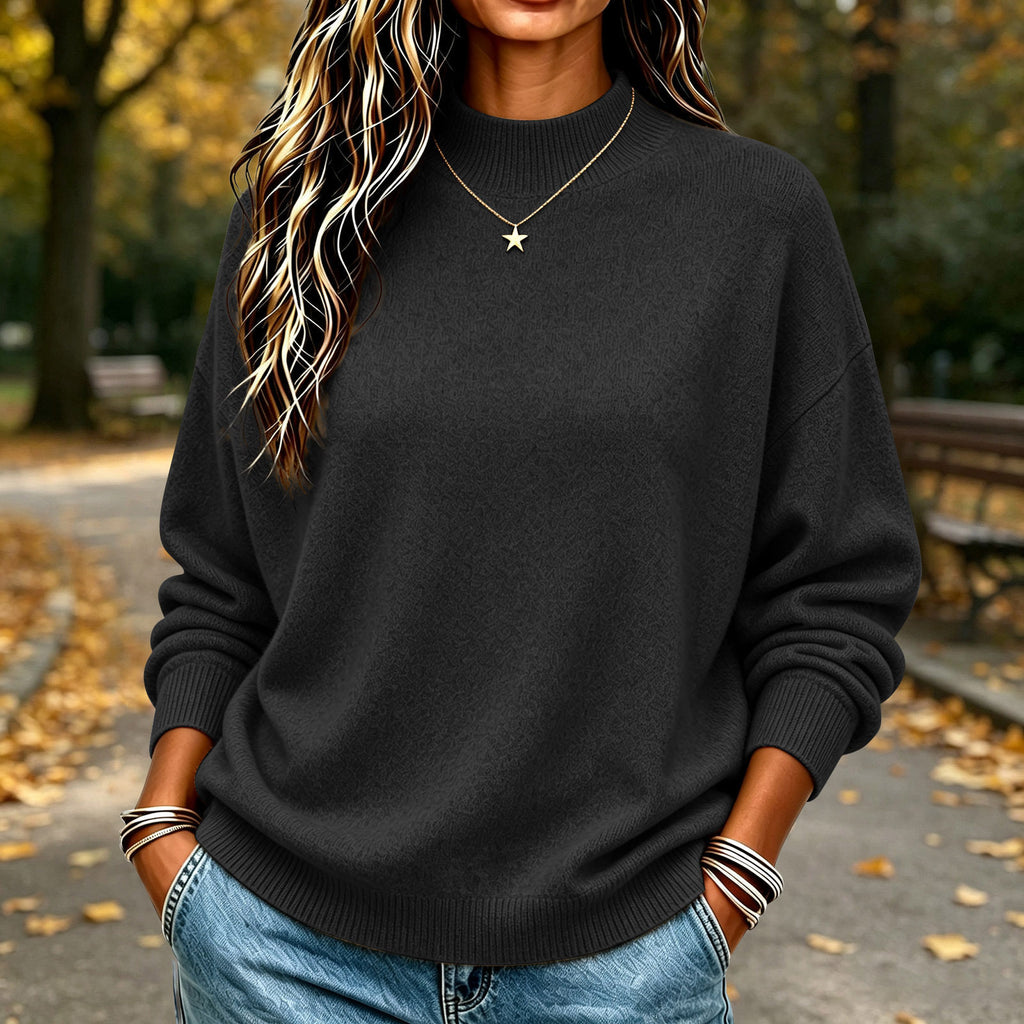 Top femme col montant basique - vue 1