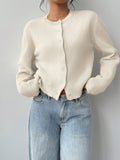 Cardigan femme maille cintré - coloris bleu clair