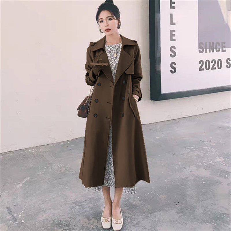 Trench coat femme style britannique coupe ajustée - vue 8
