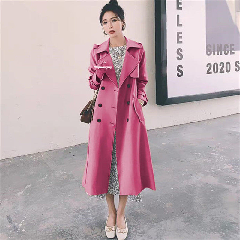 Trench coat femme style britannique coupe ajustée - vue 6
