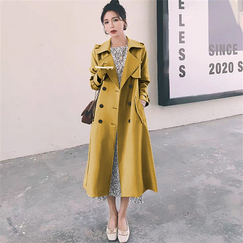 Trench coat femme style britannique coupe ajustée - vue 2